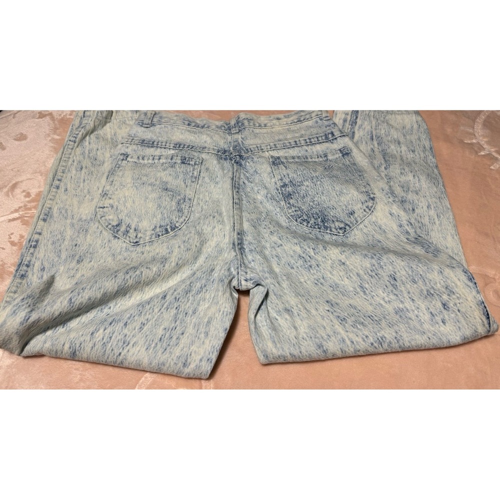 Vintage 90's Chic Womens Blue Acid Wash High Waist Jeans Size 8 pet Made in USA - Picture 6 of 11